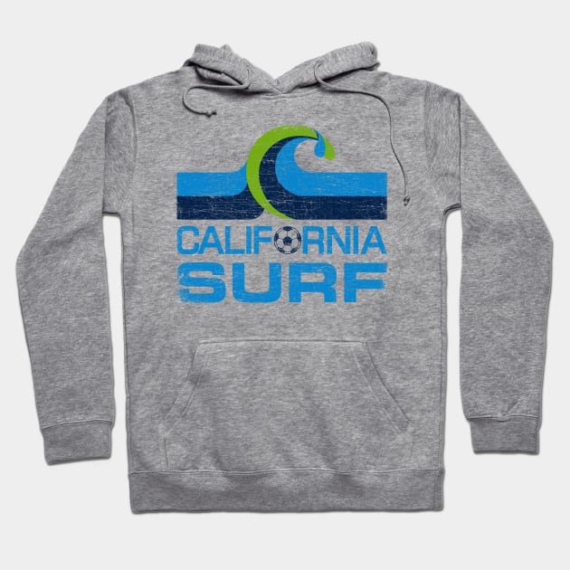 California Surf Vintage Hoodie by zurcnami